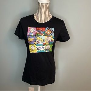 Nickelodeon Rugrats print black t-shirt